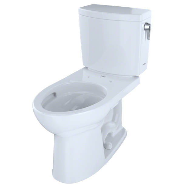 TOTO Entrada 1.28 GPF (Water Efficient) Round TwoPiece Toilet (Seat